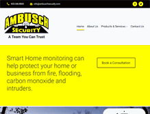 Tablet Screenshot of ambuschsecurity.com